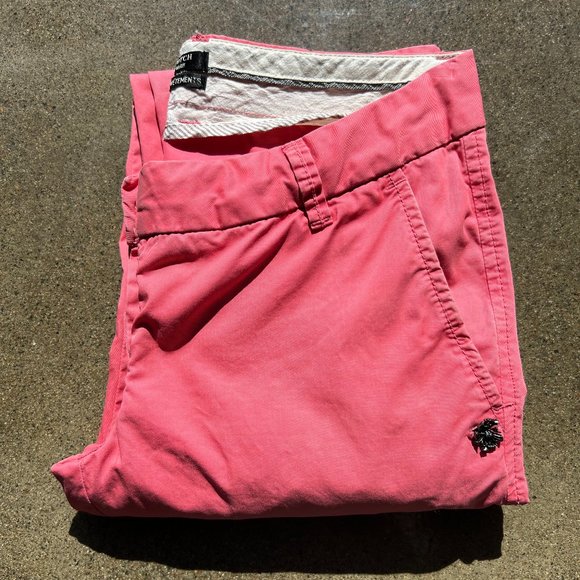 Maison Scotch La Femme Selon Marie Pink Pants Comfortable Size W25 L32 - Picture 1 of 3